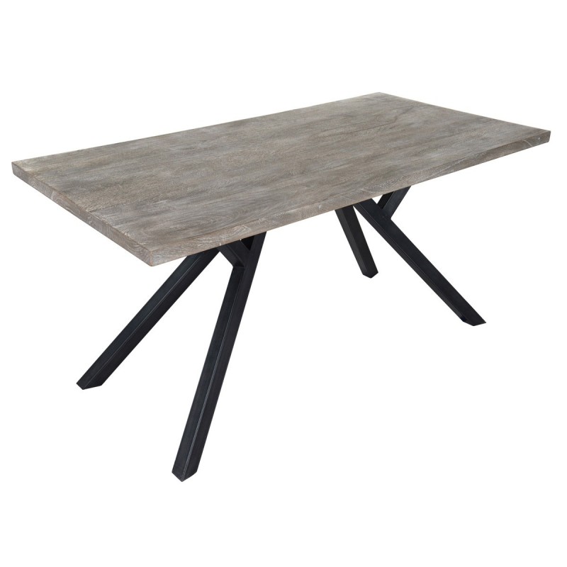 Ryker Solid wood iron base desk | Reside Furnishings