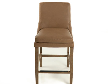 Topaz Counter Stool Edmonton leather toast
